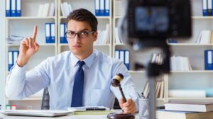 attorney recording marketing video