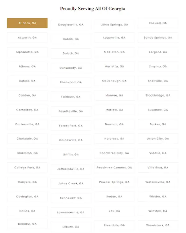 Weinstein Service Areas