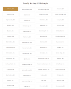 Weinstein Firm Service Areas