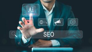 AI-Powered SEO Concept