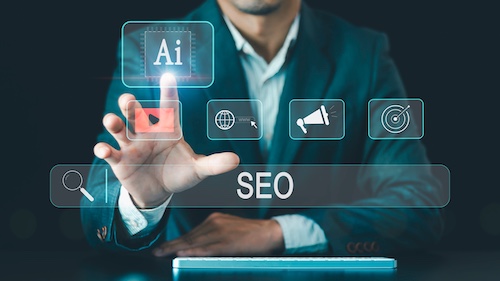 AI-Powered SEO Concept
