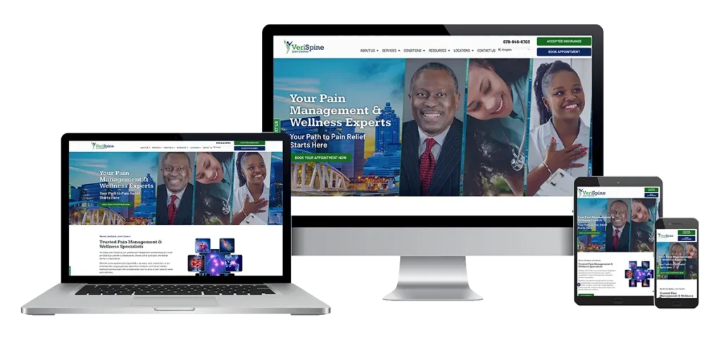 Verispine devices mockup