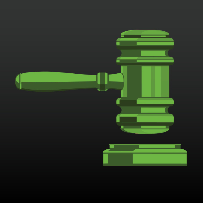 Green gavel