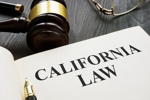California Law Concept