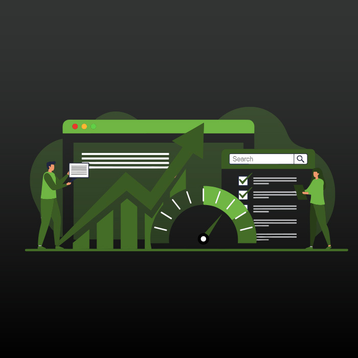 SEO and competitor analysis concept