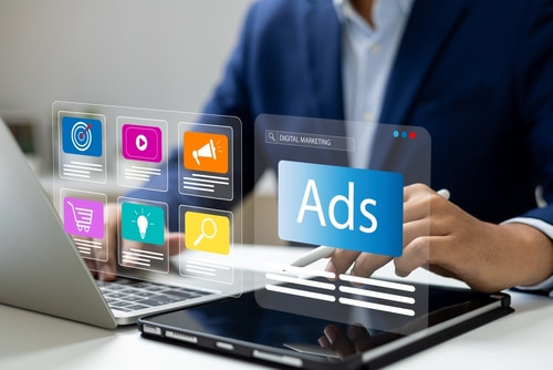 Facebook ads for lawyers concept, law firm marketing on Facebook