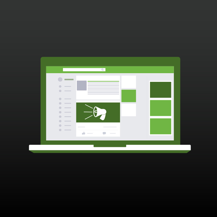 social media dashboard