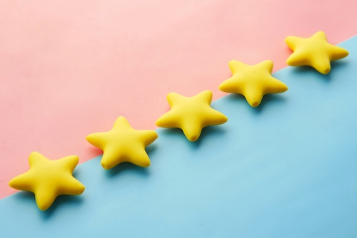 5-Star Review Concept - Google Reviews