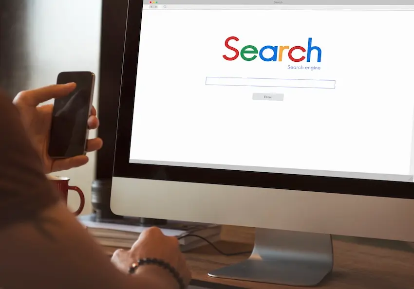 Google search results page showing personal injury lawyer rankings on page one