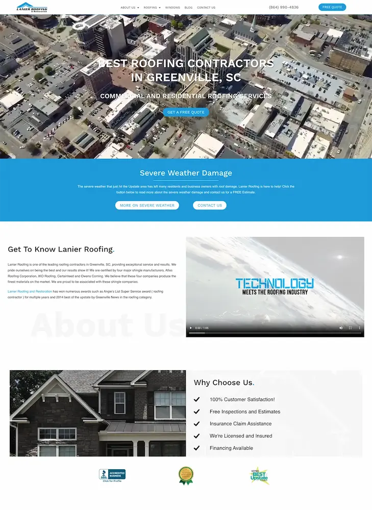 Industries We Serve: Roofing Industry